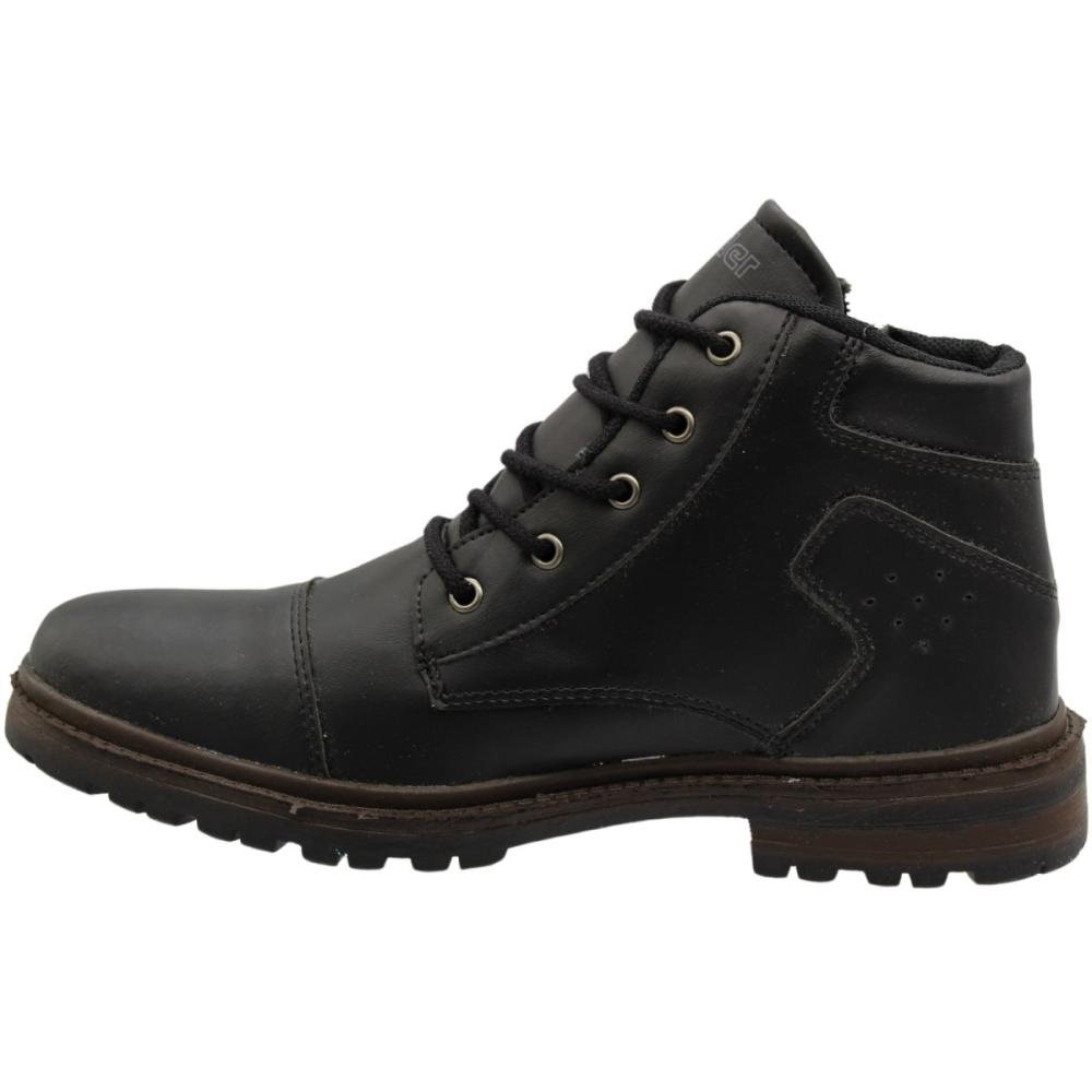 Bota Coturno Wonder Garagem Masculina Preto 2