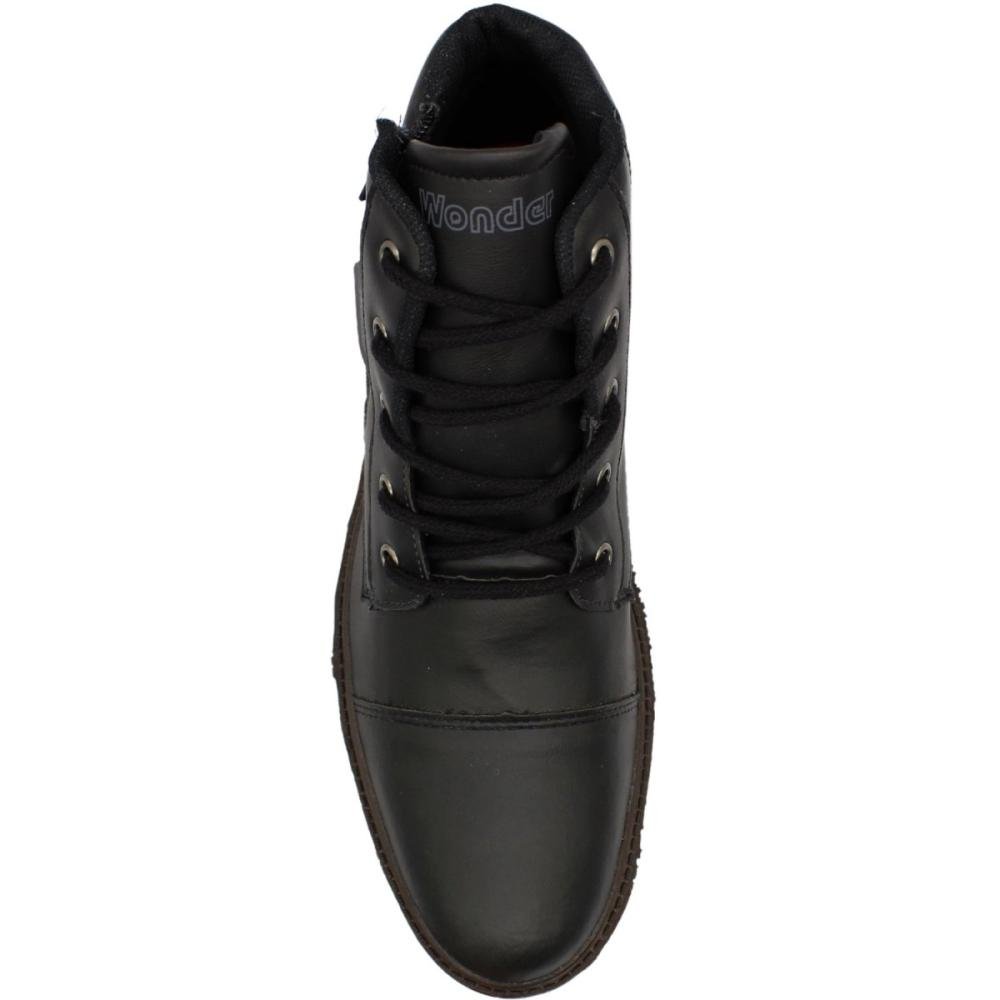 Bota Coturno Wonder Garagem Masculina Preto 4