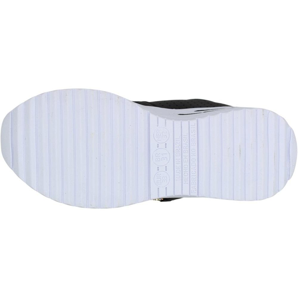 Tênis Infantil Club Happy Cano Alto Menina Preto 5