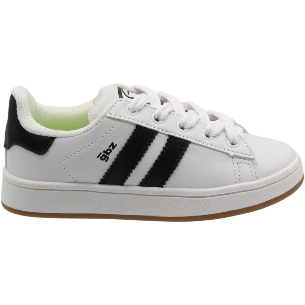 Tênis Casual Juvenil Gibizinho Listras Confortável Menino