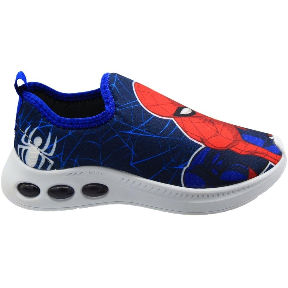 Tênis de Luzinha Calce Kids Divertido Sem Cadarço Menino