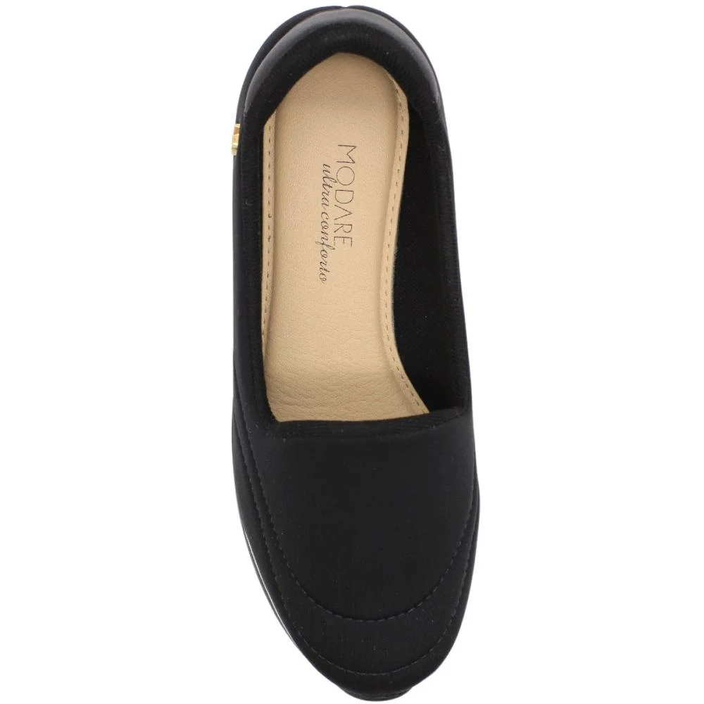 Tênis Modare Ultra Conforto Viena Nature Macio Feminino Preto 4