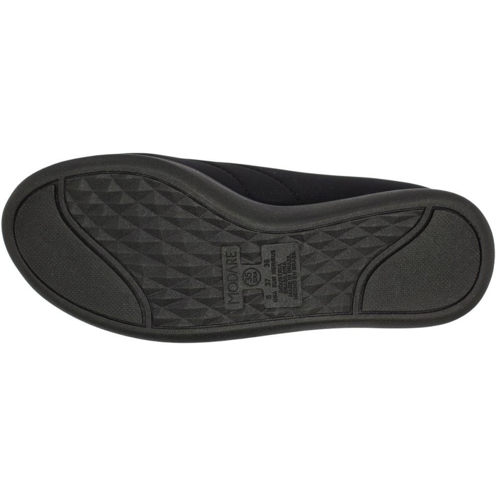 Tênis Modare Ultra Conforto Viena Nature Macio Feminino Preto 5