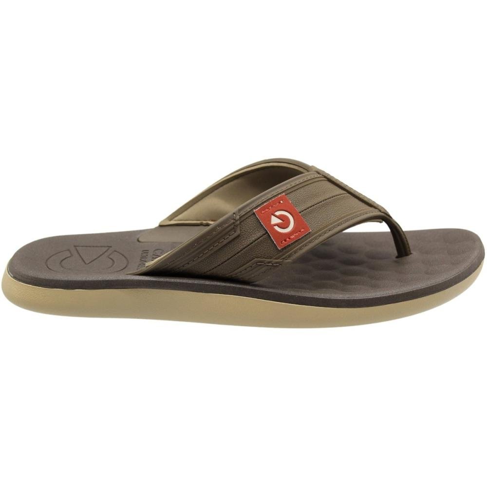 Chinelo de Dedo Cartago Sintra Confortável Masculino Marrom 2