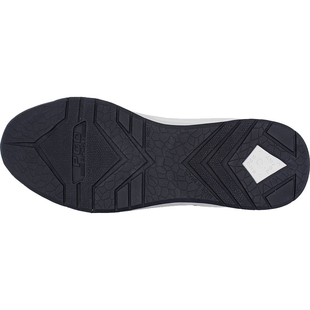 Sapatênis Pegada PGD Merrom Element Microfibra Masculino Branco 5