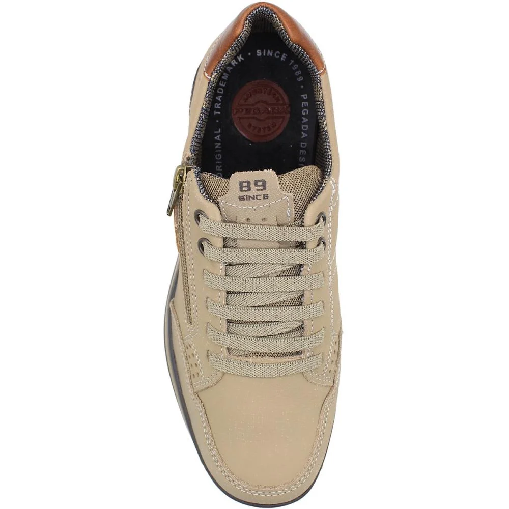 Sapatênis Pegada Washed Palmilha Amortech Masculino Marrom 4