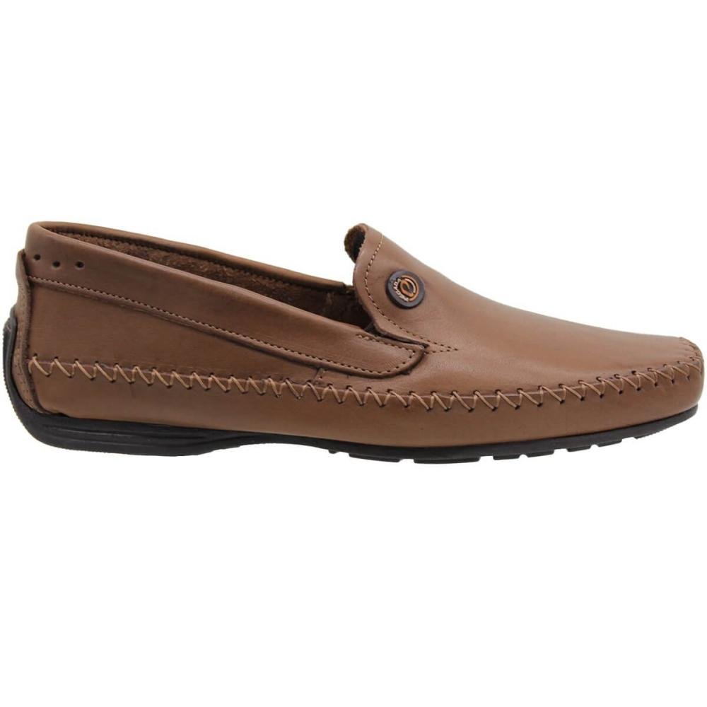 Sapatilha Mocassim Casual Pegada Mister Masculino Marrom 2