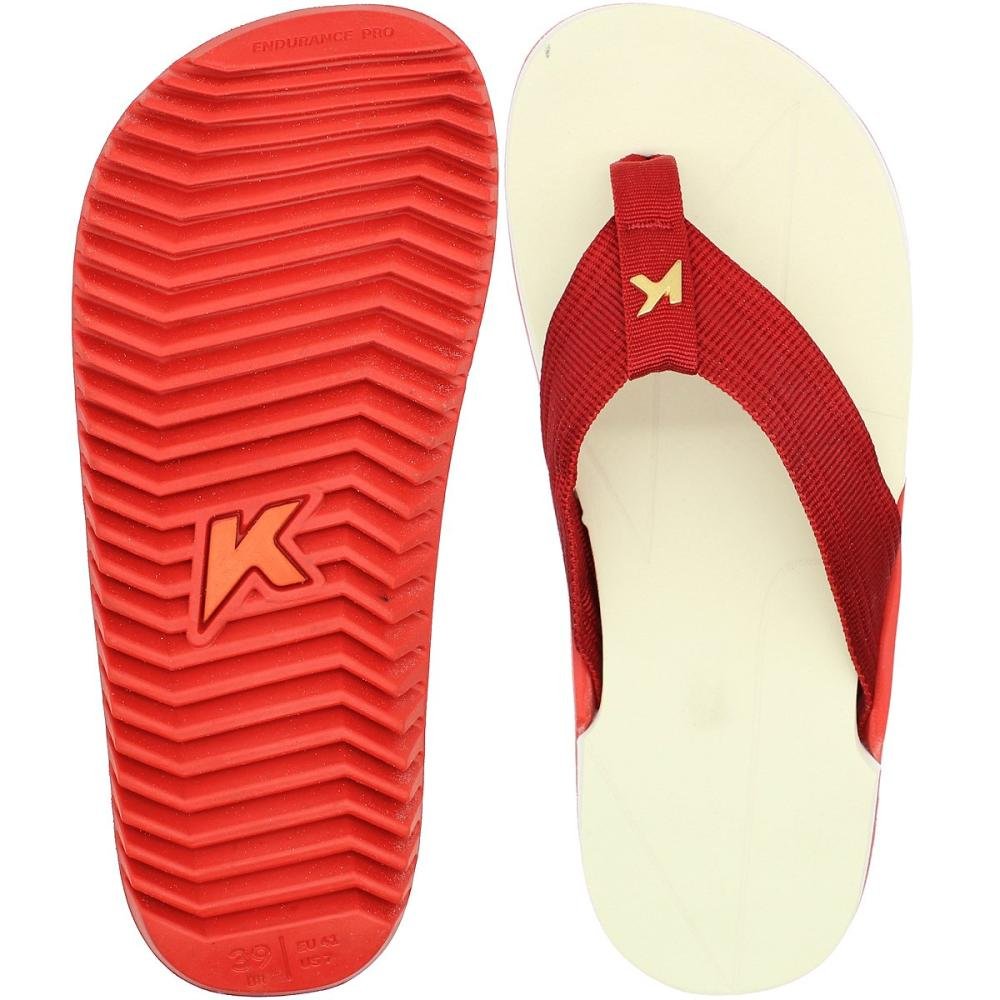 Sandália de Dedo Kenner NK6 Pro Solado Tratorada Masculina  Bege/Vermelho 3