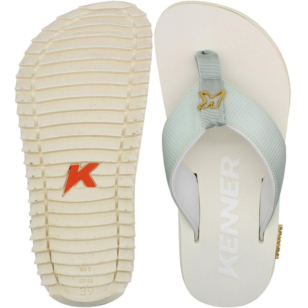 Sandália de Dedo Kenner Kivah Line Masculina Azul/Branco 3