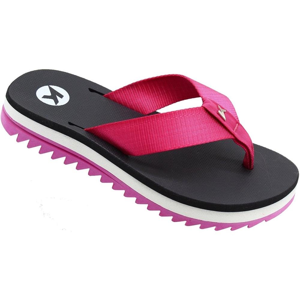 Sandália de Dedo Kenner Kyra Essence Feminino Rosa/Preto 2