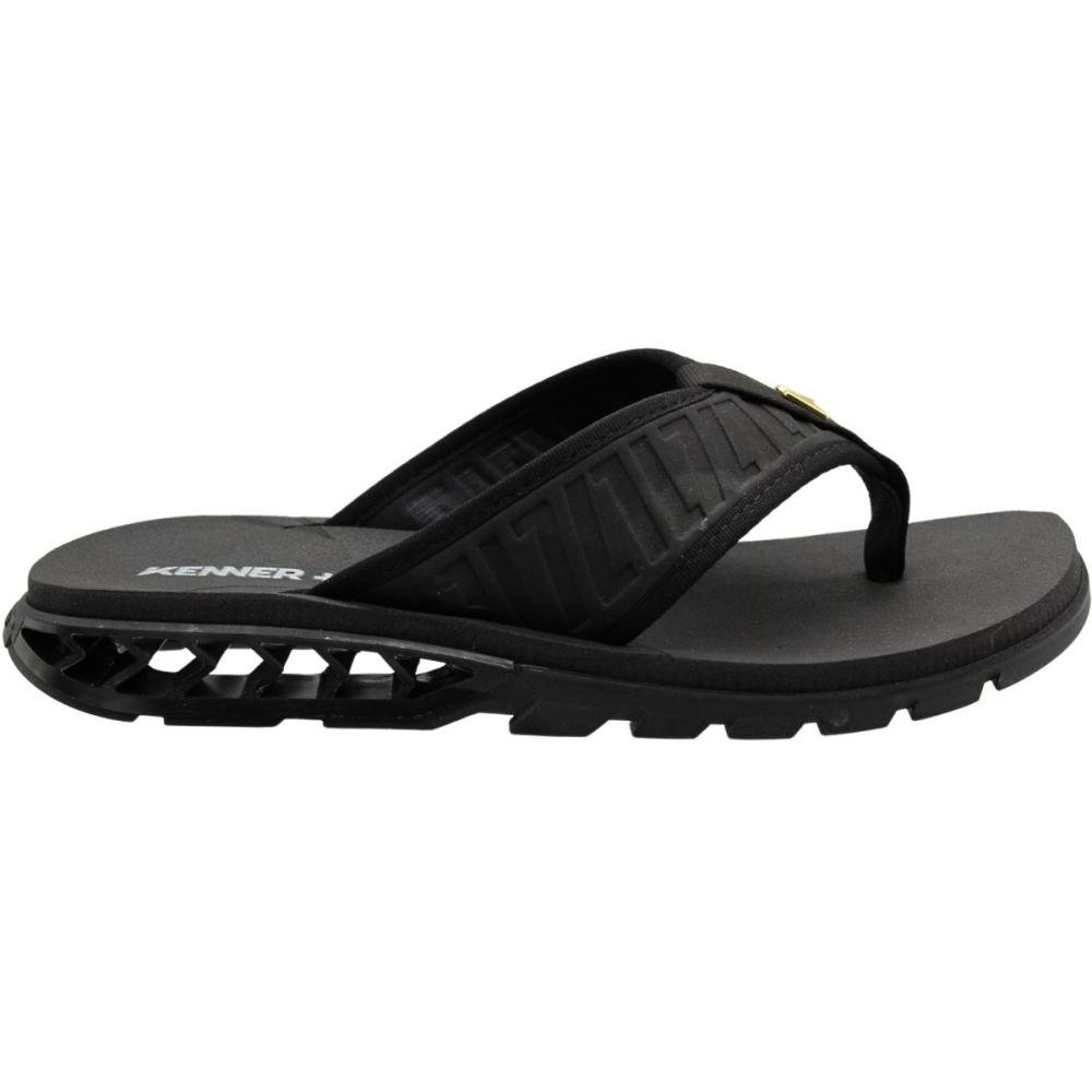 Sandália de Dedo Kenner Rakka Elite L7 Salto Vazado Vulcanizado Masculino  Preto 2