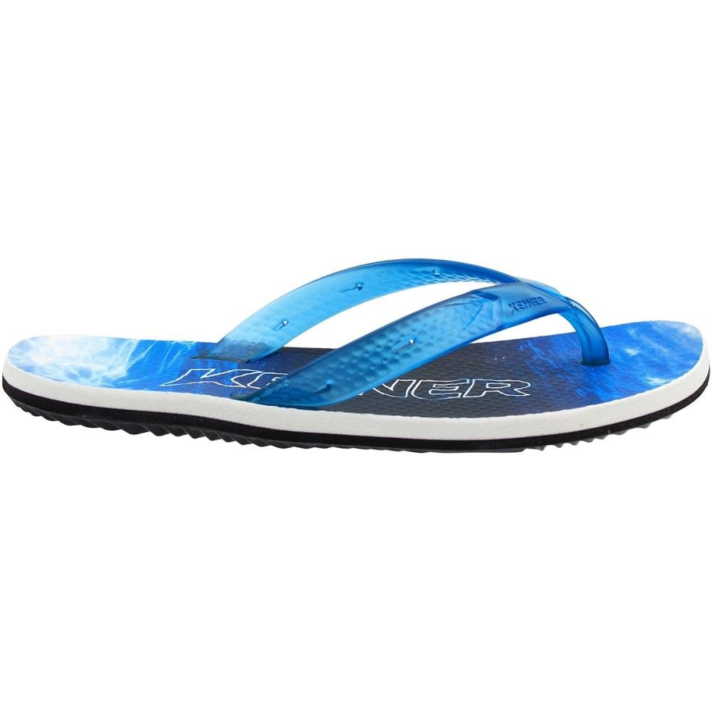 Sandália de Dedo Kenner Summer Ocean Masculina Azul/Branco 2