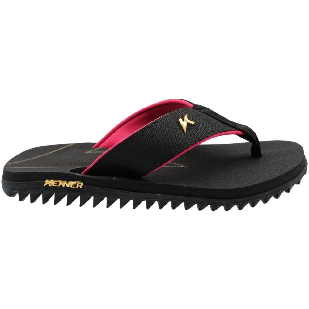 Sandália de Dedo Kenner Kivah L7 Clássico Masculina Preto/Rosa 2