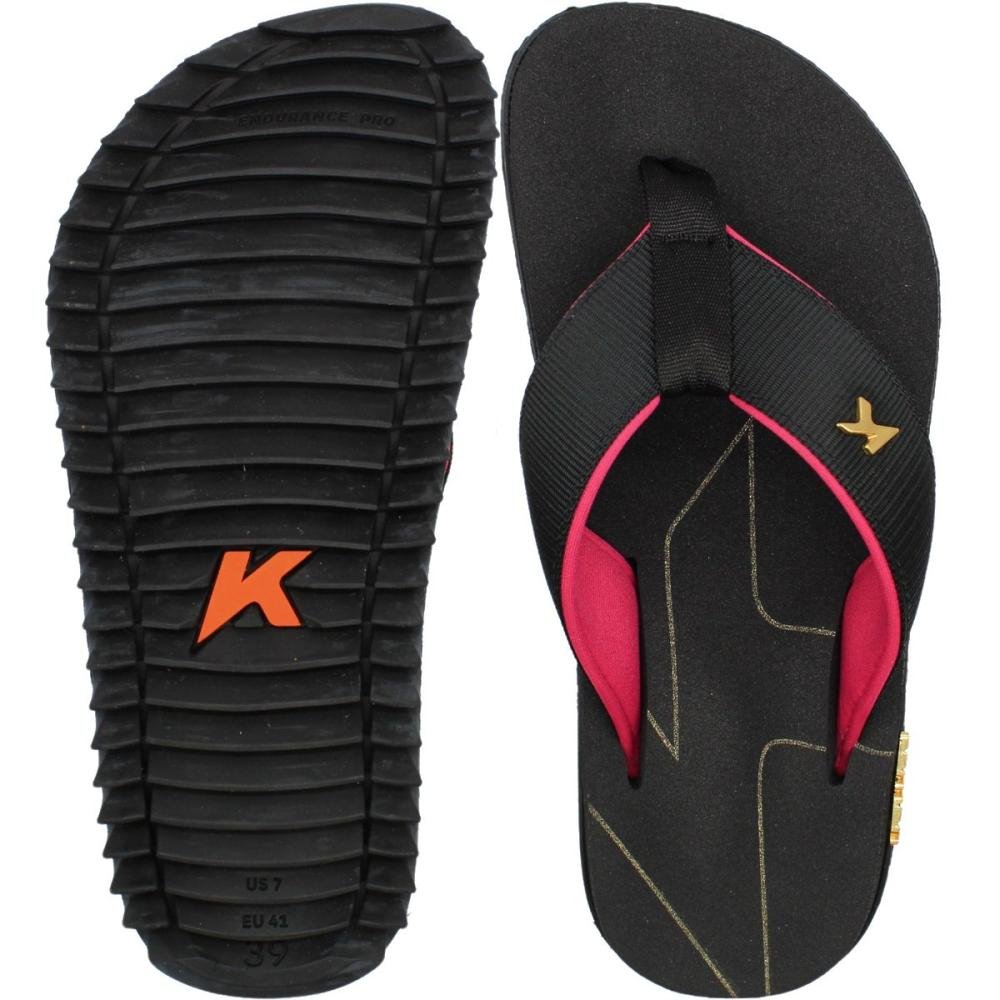 Sandália de Dedo Kenner Kivah L7 Clássico Masculina Preto/Rosa 3