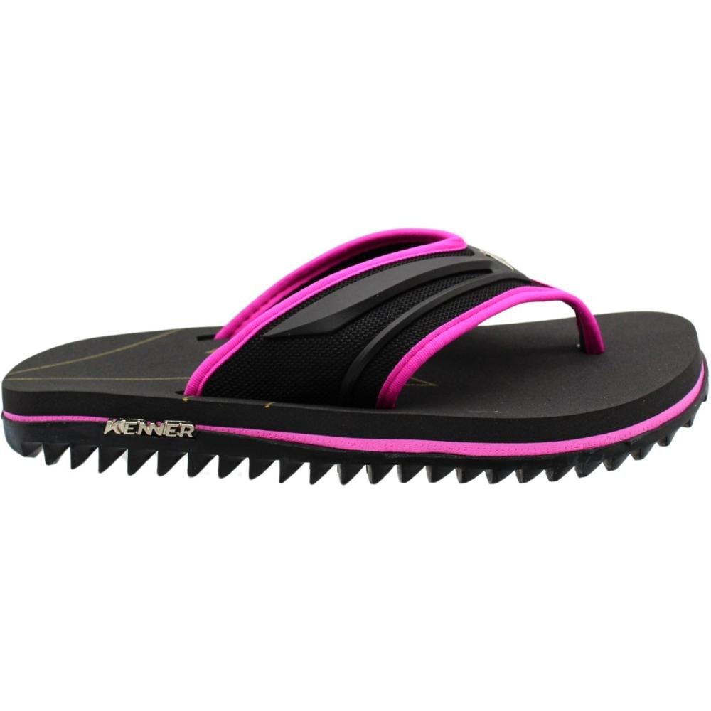 Sandália de Dedo Kenner Kivah New Force L7 Masculina Preto/Rosa 2