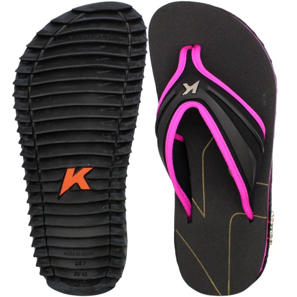 Sandália de Dedo Kenner Kivah New Force L7 Masculina Preto/Rosa 3