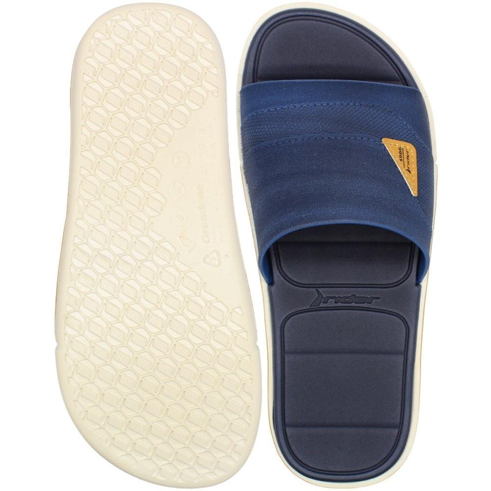 Chinelo Slide Rider Spin Textura Masculino  Azul 3