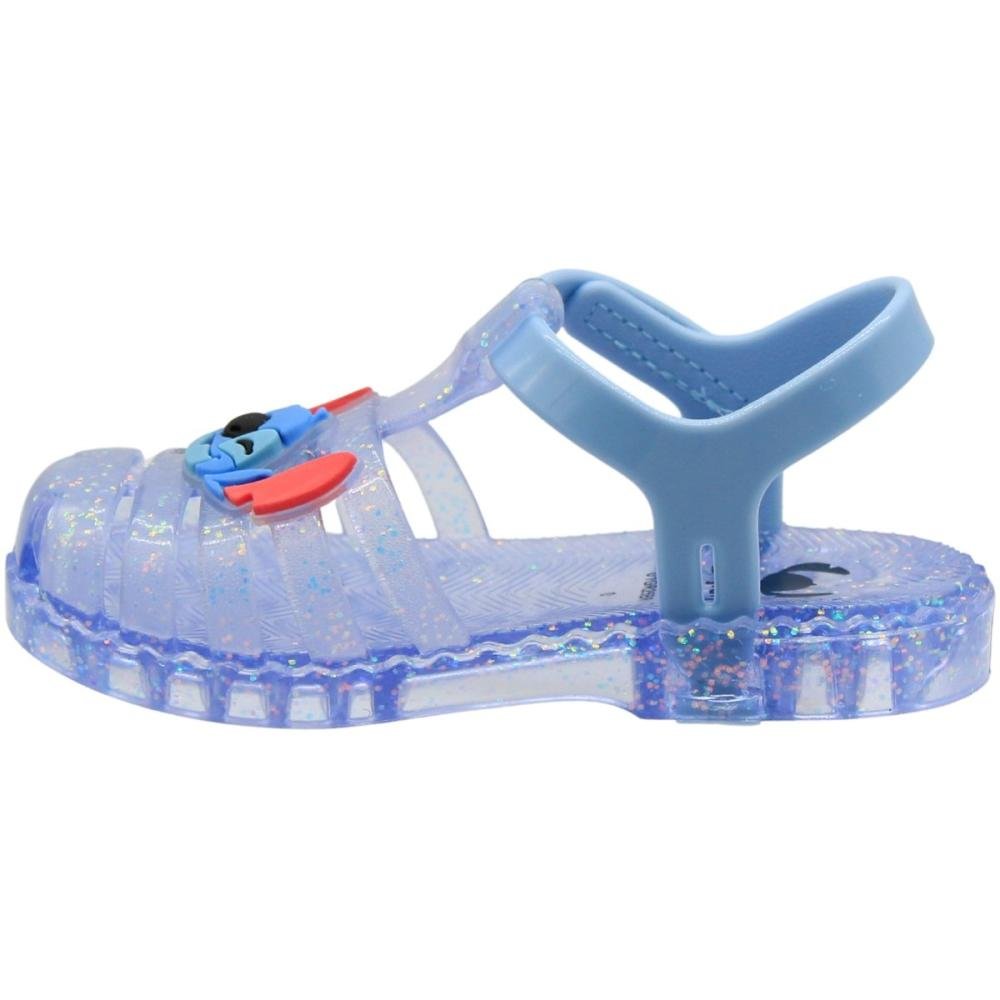 Sandália Rasteira Grendene Kids Duo Aranha Ajustável Menina Azul 2