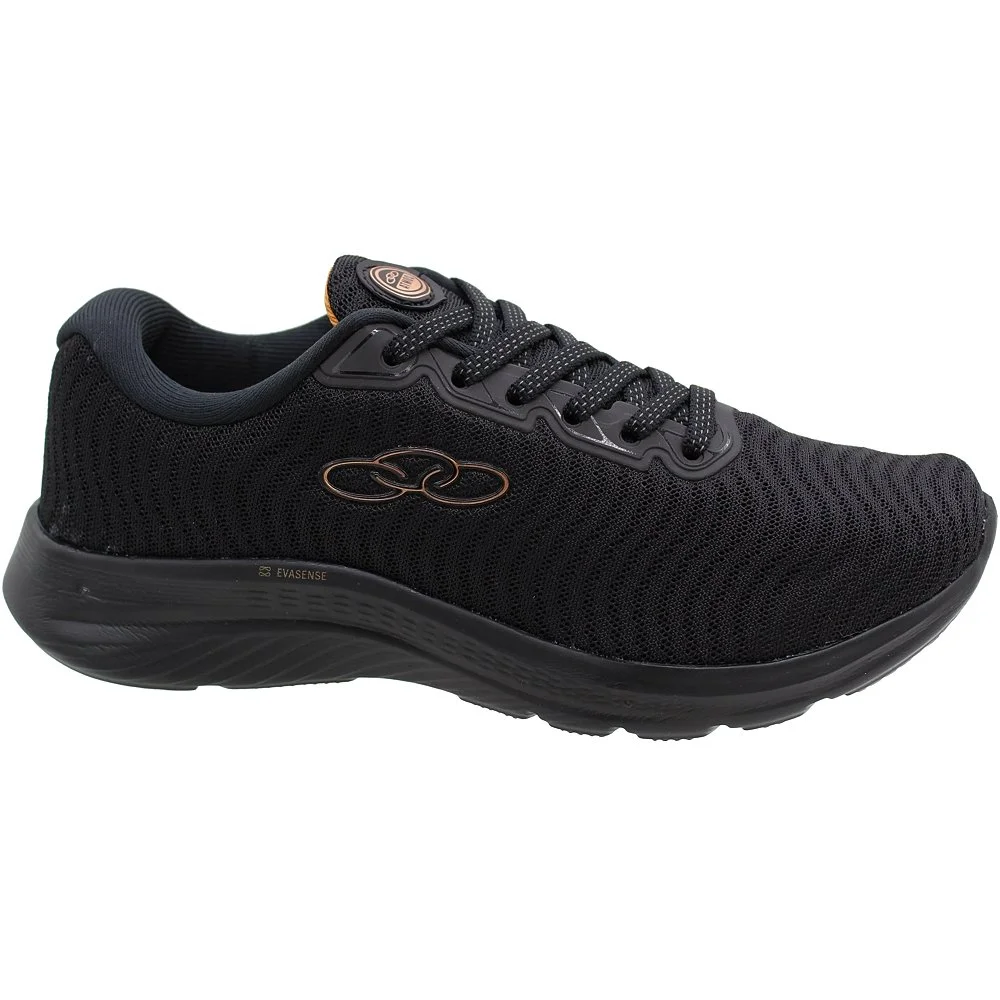 Tênis de Caminhada Olympikus Atmos Tecido High Corrida Feminina  Preto 2