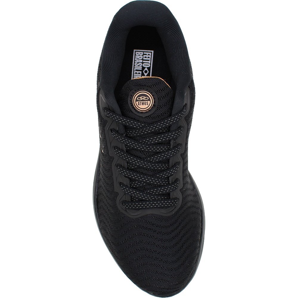 Tênis de Caminhada Olympikus Atmos Tecido High Corrida Feminina  Preto 4