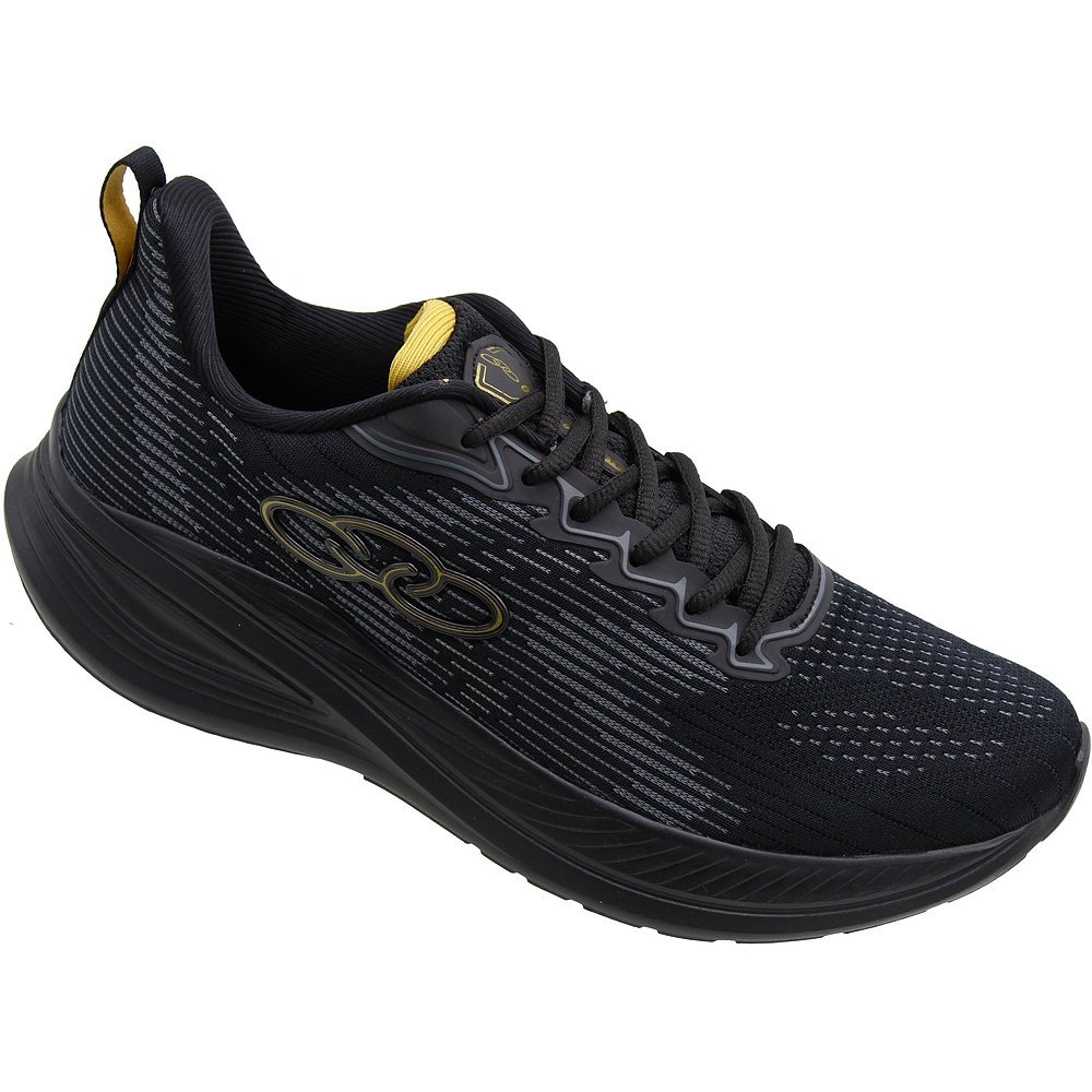 Tênis De Caminhada Olympikus Marte Cano Curto Masculino Preto 1