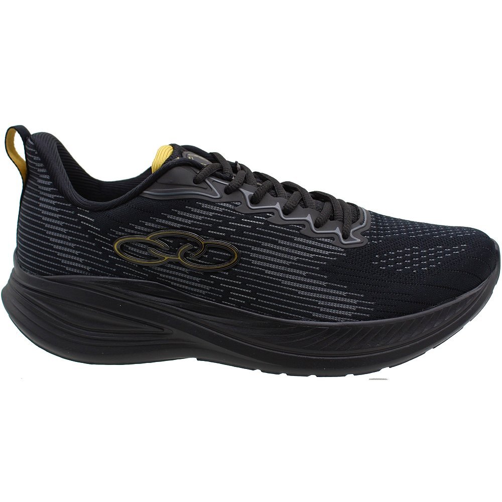 Tênis De Caminhada Olympikus Marte Cano Curto Masculino Preto 2