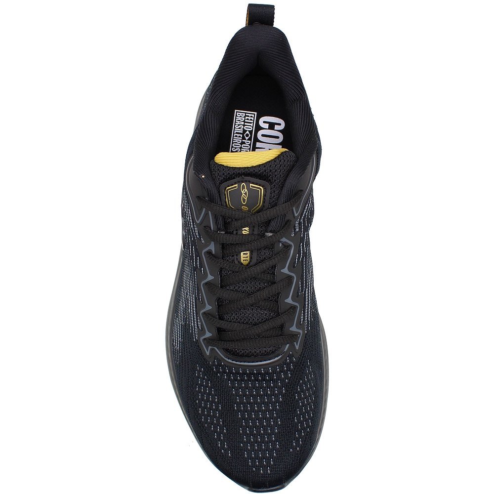 Tênis De Caminhada Olympikus Marte Cano Curto Masculino Preto 4