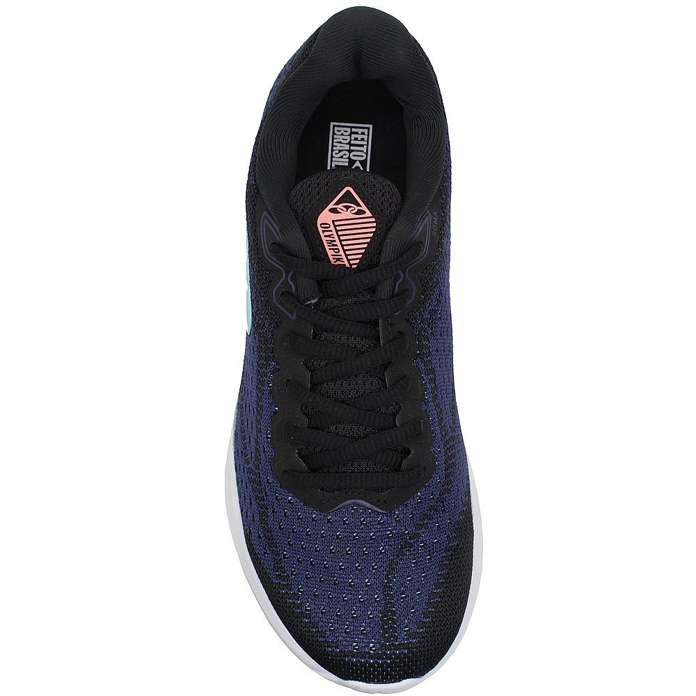 Tênis Olympikus Soma Hypersox Feminino Evasense Preto/Azul 4