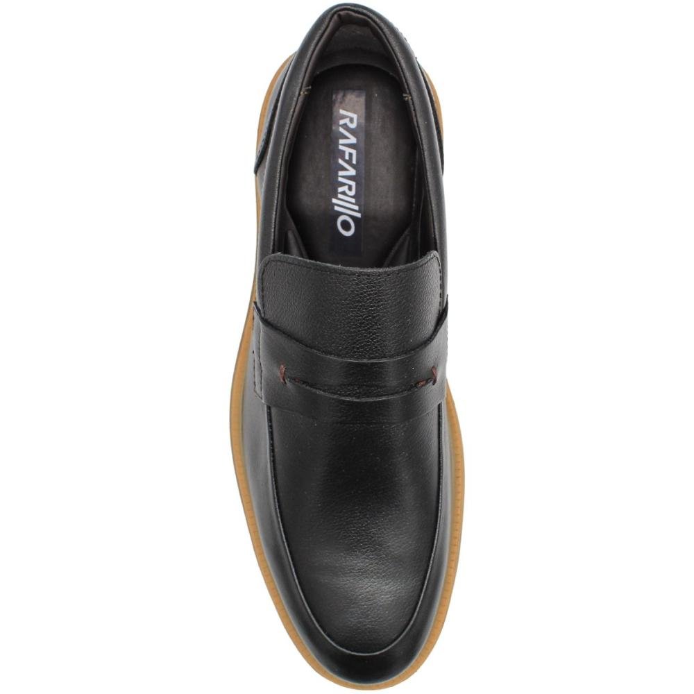 Sapato Casual Boston Rafarillo Sem Cadarço Masculino Preto 4