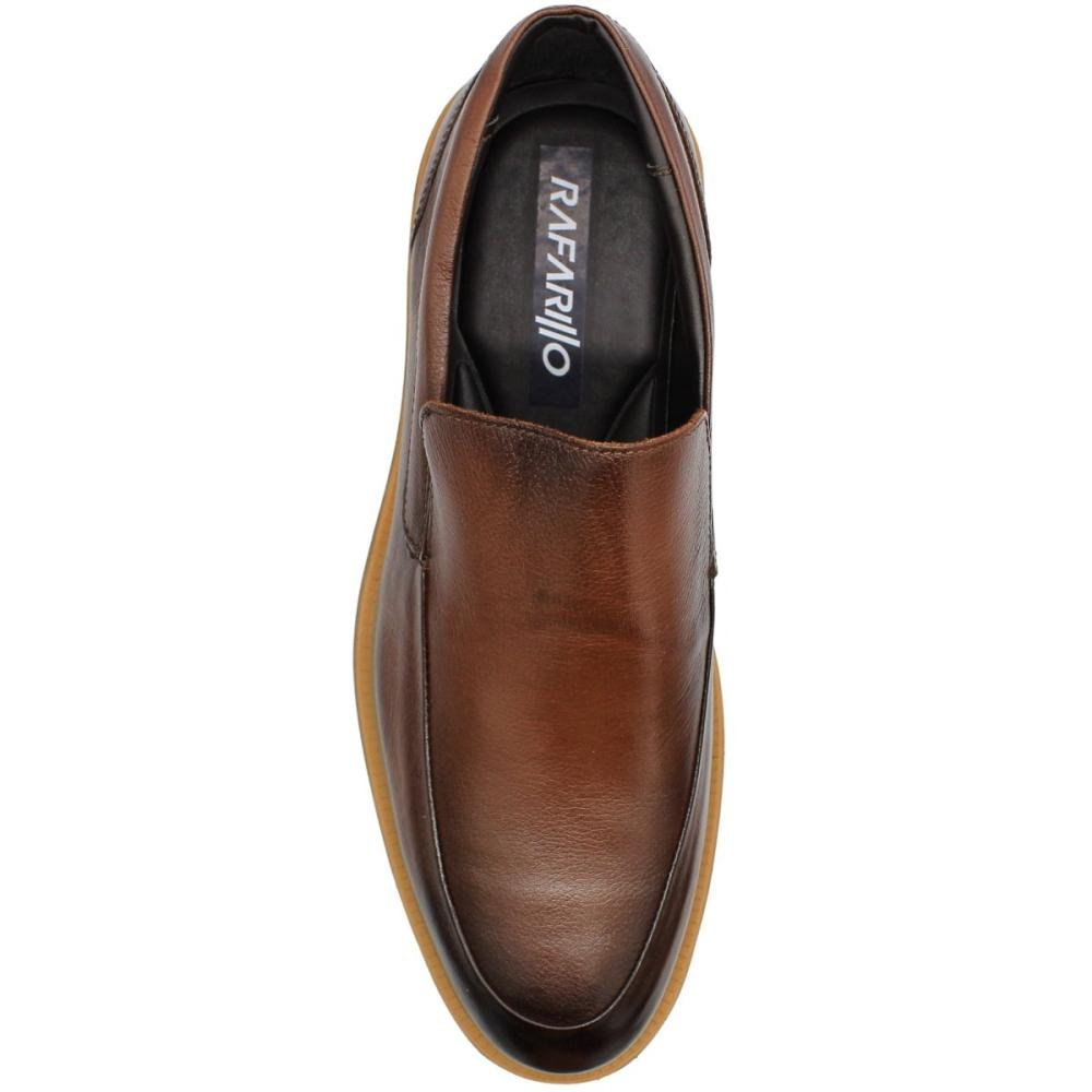 Sapato Casual Rafarillo Boston Calce Fácil Com Elástico Masculino Marrom 4