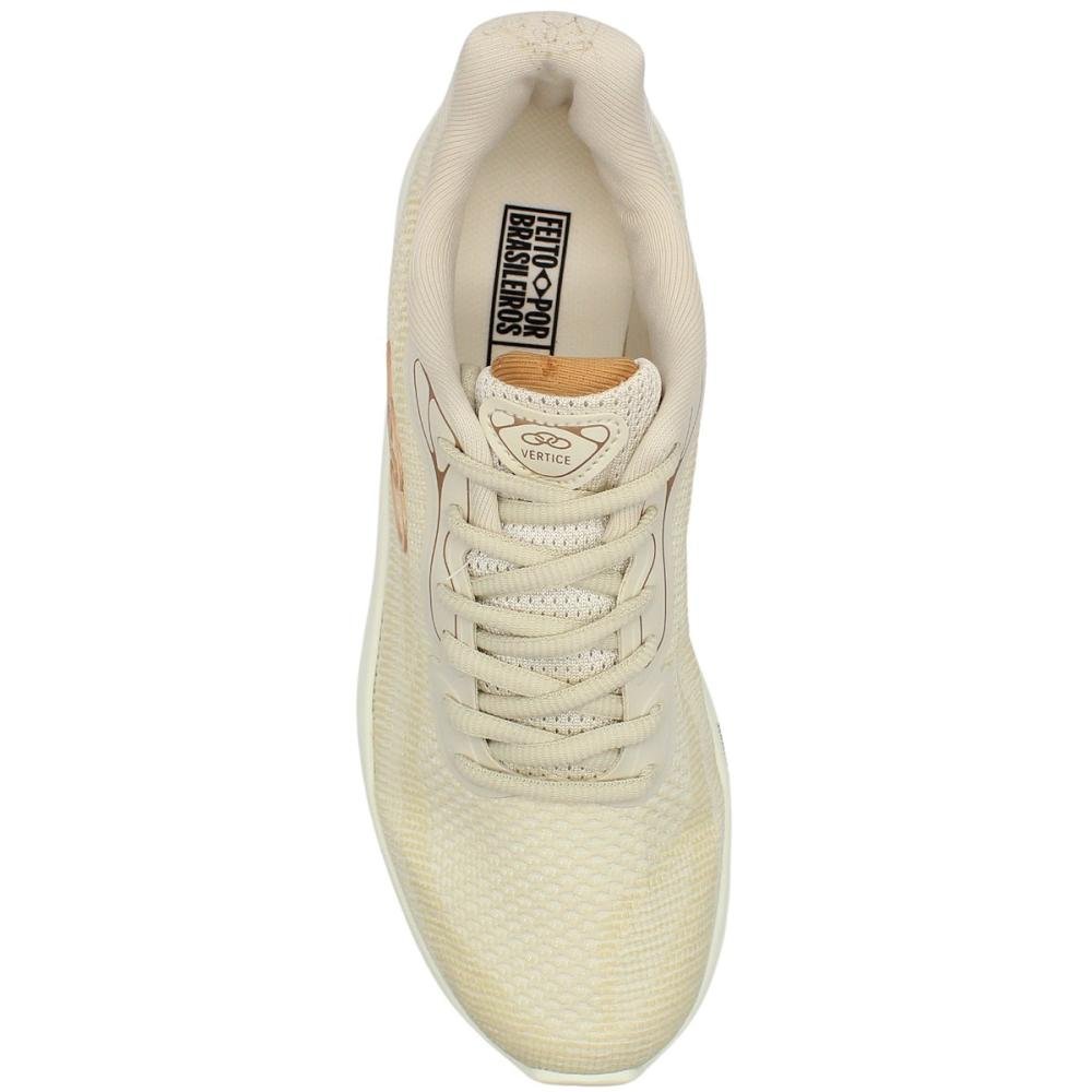 Tênis Olympikus Vertice Caminhada Feminino Bege 4