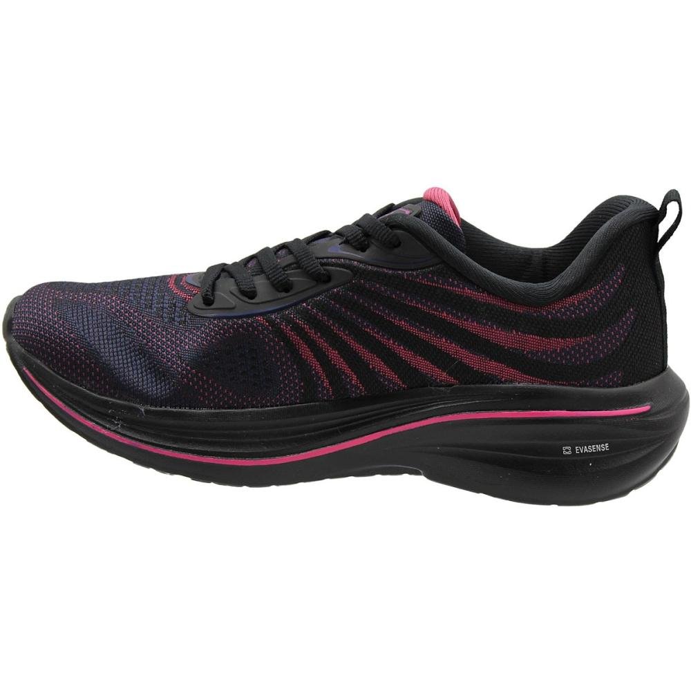 Tênis Esportivo Olympikus Bruma Feminino Preto/Rosa 2