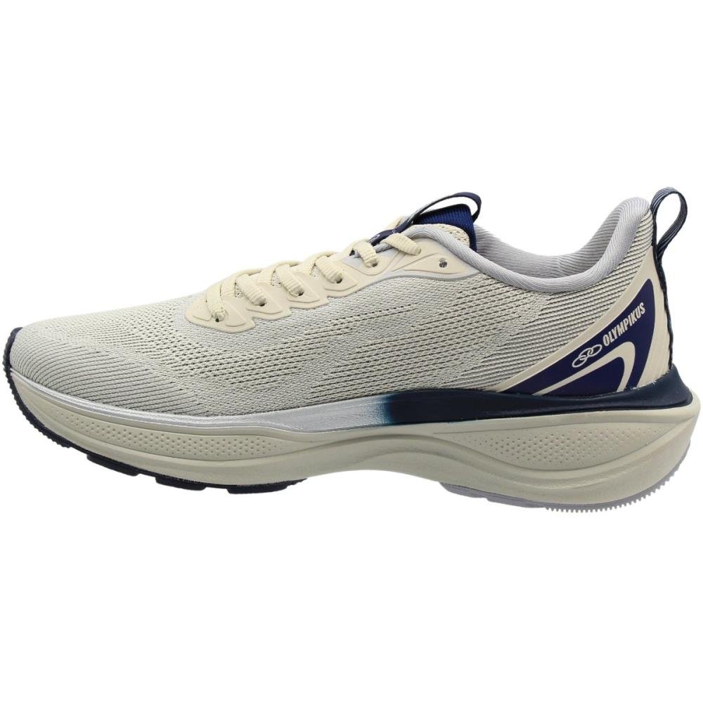 Tênis Esportivo Olympikus PRIDE 4 Masculino Bege/Azul 2