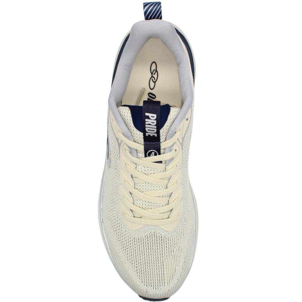 Tênis Esportivo Olympikus PRIDE 4 Masculino Bege/Azul 4