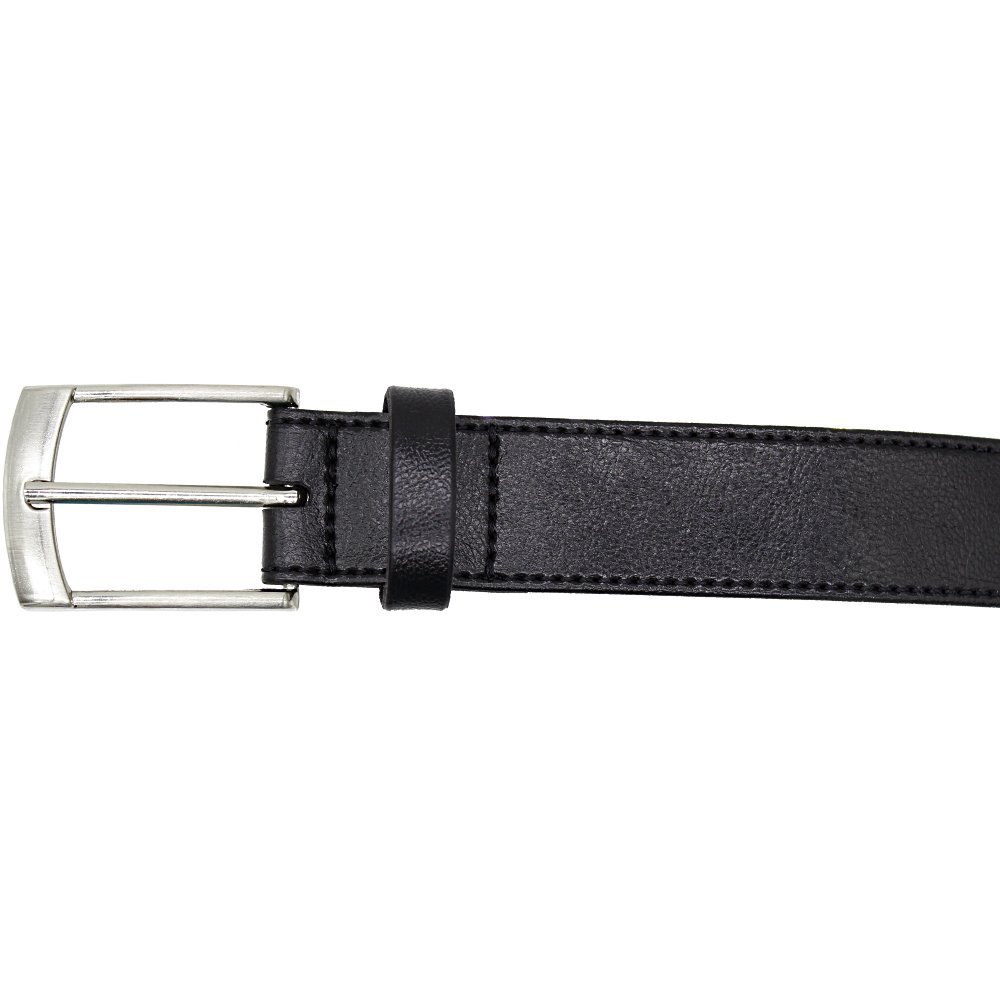 Cinto Social Fivela Sintético América Masculino Preto 2