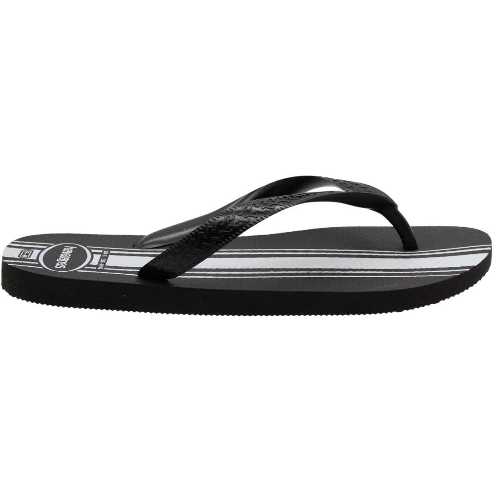 Chinelo Havaianas de Dedo Color Essential Masculino Preto/Branco 2