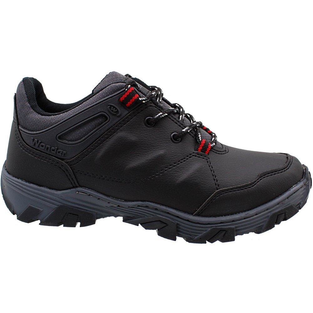 Tênis Adventure Wonder Cano Baixo Solado Tratorado Masculino Preto 2