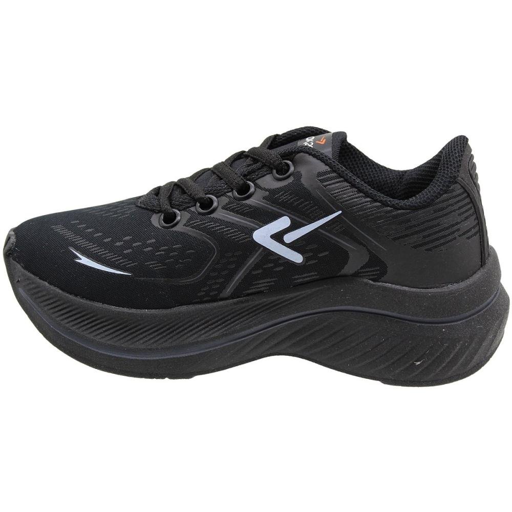 Tênis Escolar Infantil Box 200 Esportivo Resistente Unissex Preto 3