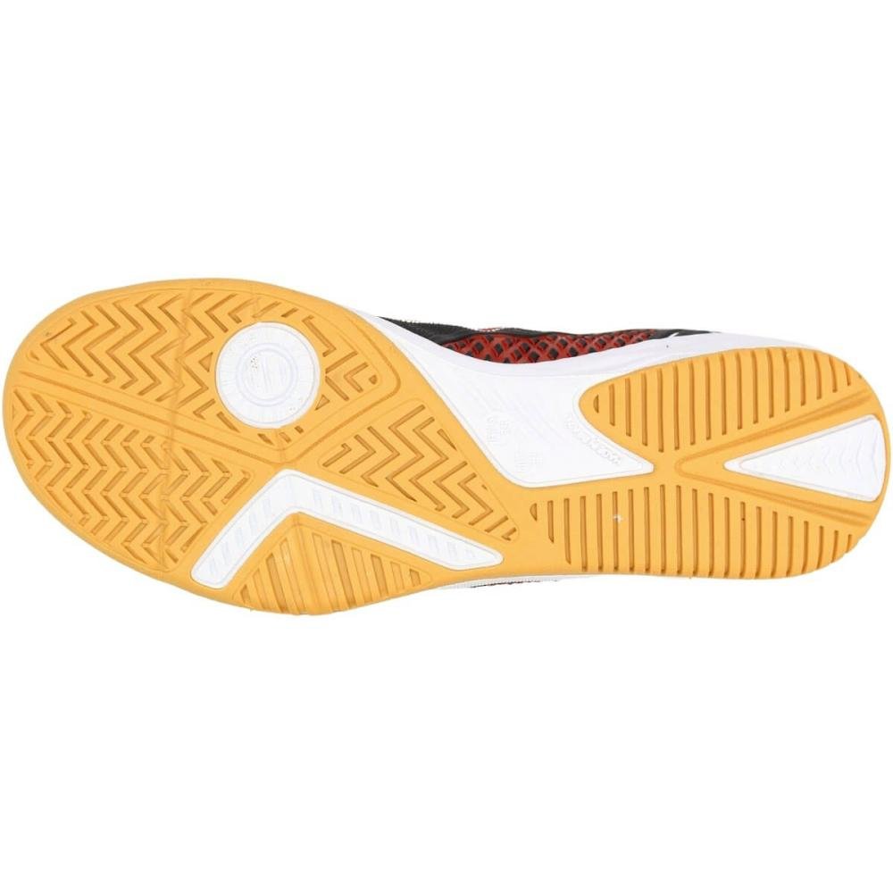 Chuteira Futsal Dray Topfly Texturizada Masculina Preto/Vermelho 5