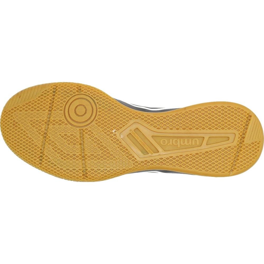 Chuteira Futsal Indoor Umbro Class 121 Masculina Preto/Branco 5