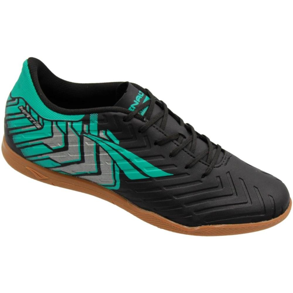 Chuteira Futsal Penalty Matis Y-3 Indoor Masculina Preto/Verde 3