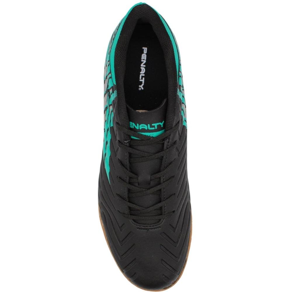 Chuteira Futsal Penalty Matis Y-3 Indoor Masculina Preto/Verde 4