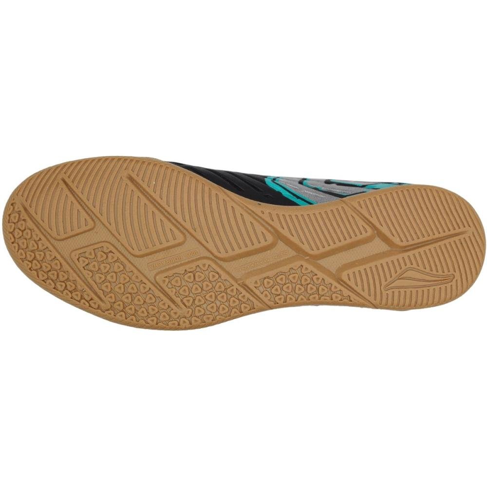 Chuteira Futsal Penalty Matis Y-3 Indoor Masculina Preto/Verde 5