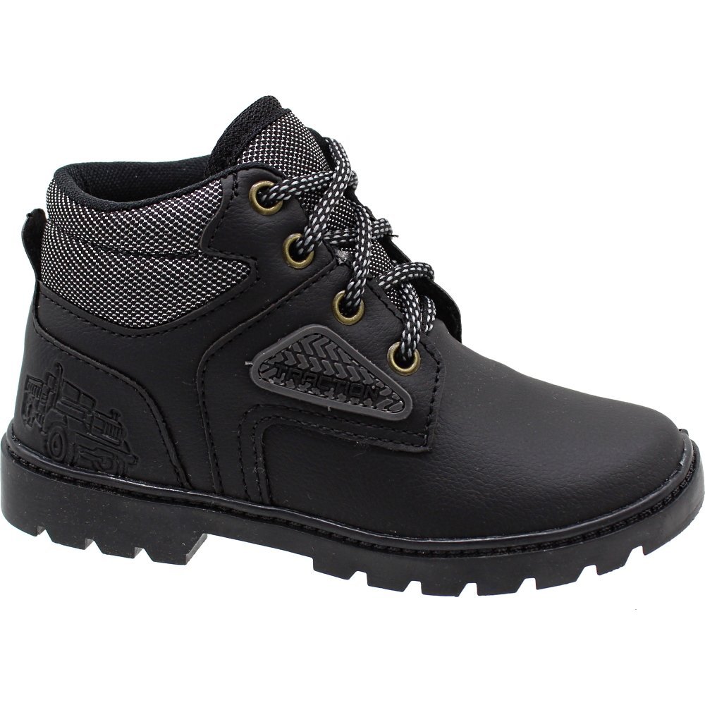 Bota Juvenil Gibizinho Adventure Masculina Preto 2