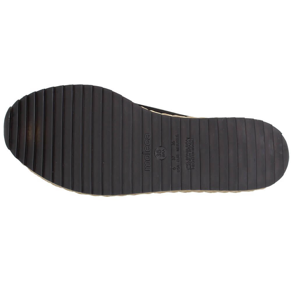 Sapatilha Moleca Camurça Flex Feminina Preto 4