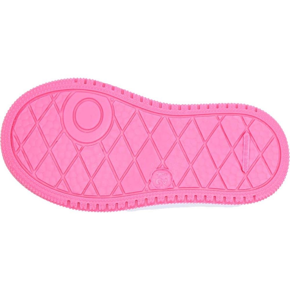 Tênis Infantil Via Vip Fitas Autocolantes Menina  Preto/Rosa 5