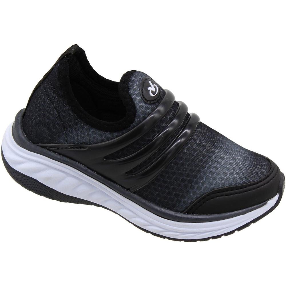 Tênis Infantil Via Vip Sem Cadarço Juvenil Menino 