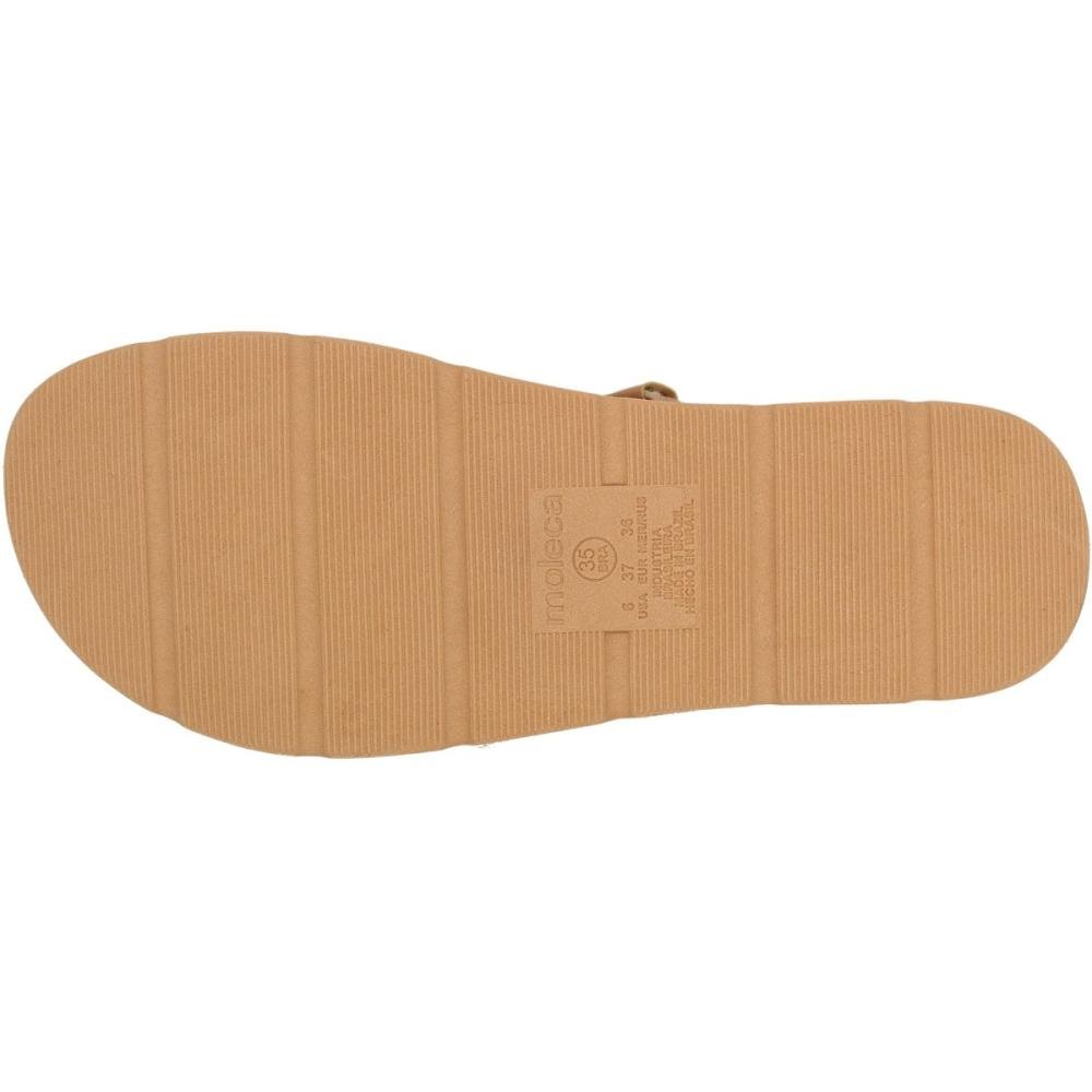 Tamanco Papete Moleca Plataforma Tira Pronta Pedrarias Feminino  Marrom 5