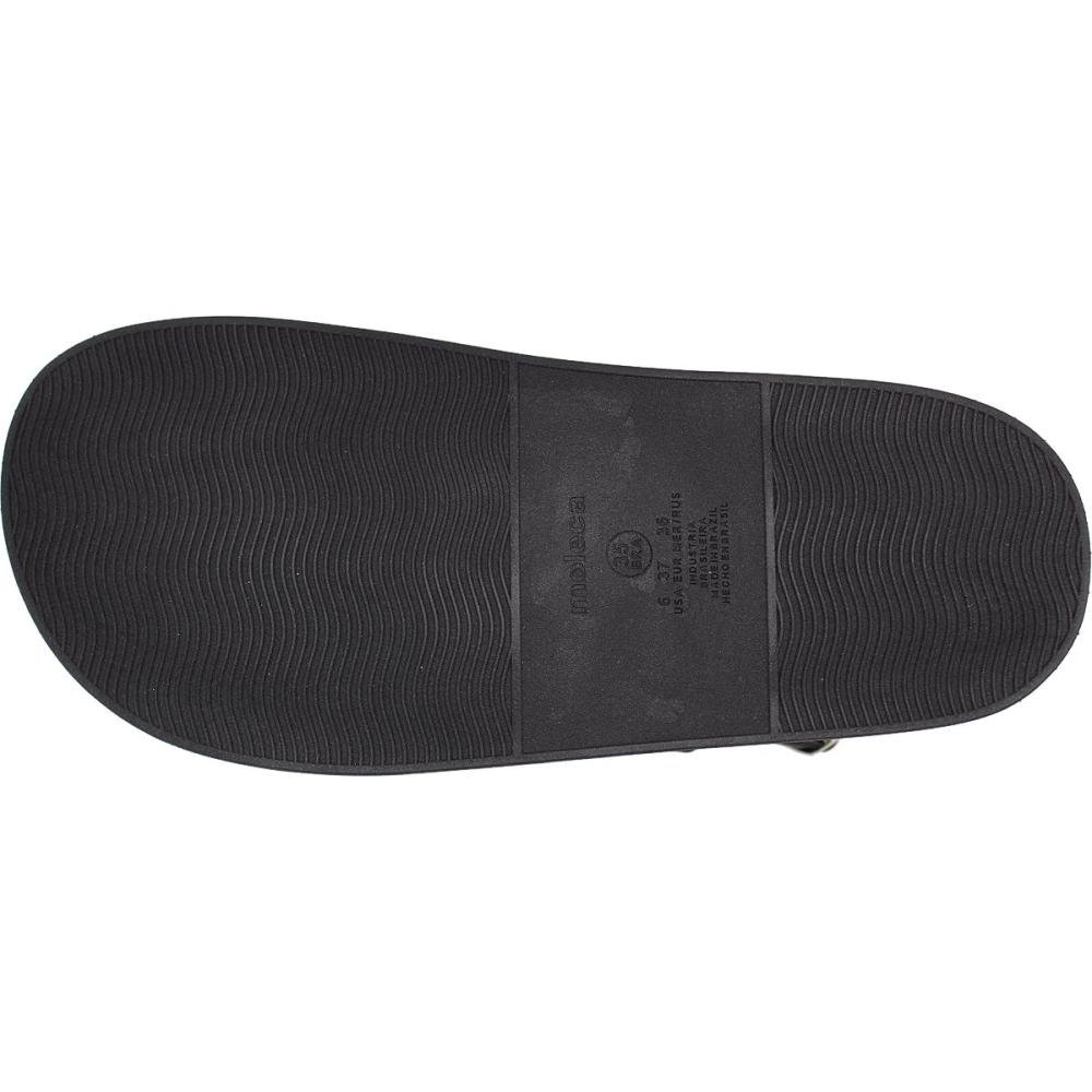 Sandália Plataforma Moleca Diamond Tira Cruzada Fivela Feminina Preto 5