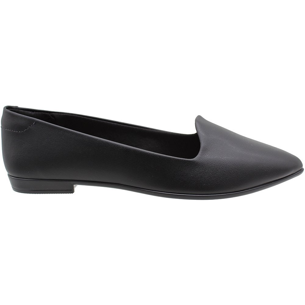 Sapatilha Casual Beira Rio Conforto Napa Calce Fácil Feminina  Preto 2